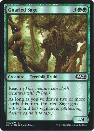 Gnarled Sage 187 274 Foil Magic 2021 M21 Foil Singles Gnarled Sage 187 274 Foil Magic 2021 M21 Foil Singles