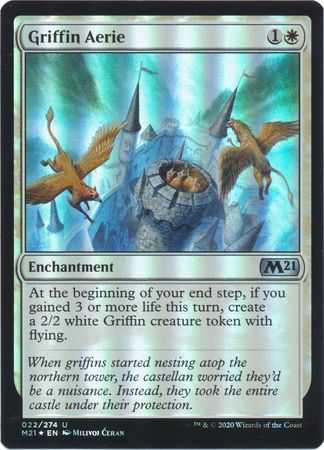 Griffin Aerie 022 274 Foil Magic 2021 M21 Foil Singles Griffin Aerie 022 274 Foil Magic 2021 M21 Foil Singles