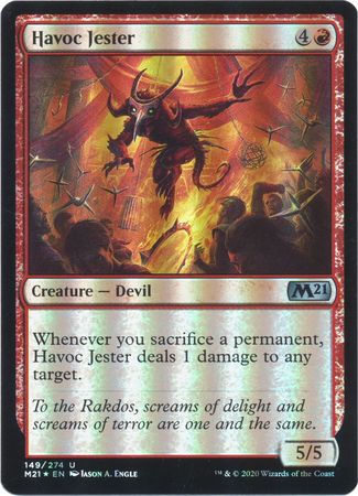 Havok Jester 149 274 Foil Magic 2021 M21 Foil Singles Havok Jester 149 274 Foil Magic 2021 M21 Foil Singles