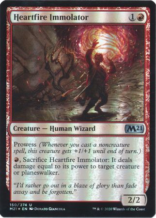 Heartfire Immolator 150 274 Foil Magic 2021 M21 Foil Singles Heartfire Immolator 150 274 Foil Magic 2021 M21 Foil Singles