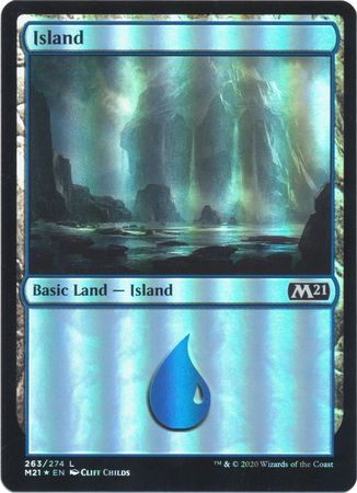 Island 263 274 Foil Magic 2021 M21 Foil Singles