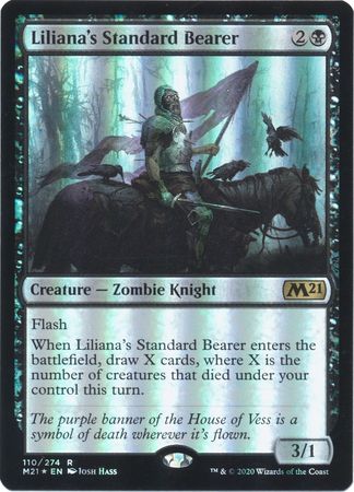 Liliana s Standard Bearer 110 274 Foil Magic 2021 M21 Foil Singles Liliana s Standard Bearer 110 274 Foil Magic 2021 M21 Foil Singles