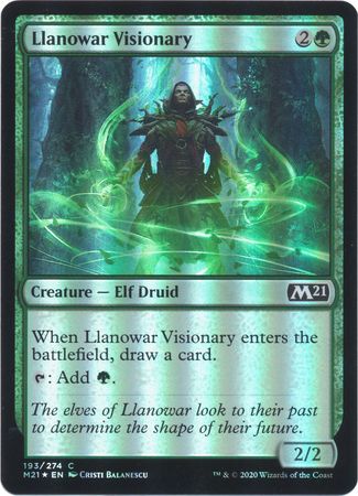 Llanowar Visionary 193 274 Foil Llanowar Visionary 193 274 Foil