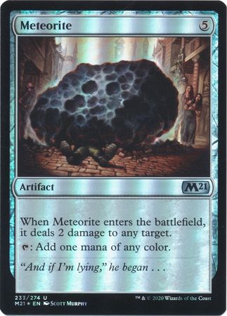 Meteorite 233 274 Foil Magic 2021 M21 Foil Singles Meteorite 233 274 Foil Magic 2021 M21 Foil Singles