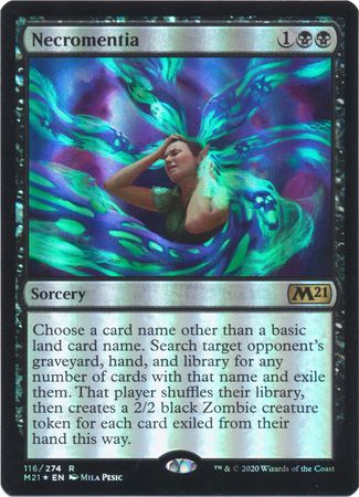 Necromentia 116 274 Foil Magic 2021 M21 Foil Singles Necromentia 116 274 Foil Magic 2021 M21 Foil Singles