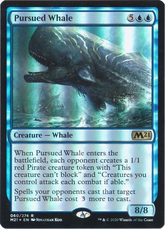 Pursued Whale 060 274 Foil Magic 2021 M21 Foil Singles Pursued Whale 060 274 Foil Magic 2021 M21 Foil Singles