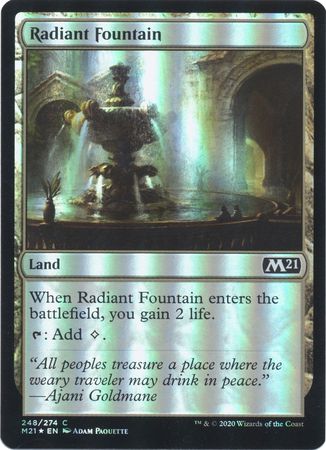 Radiant Fountain 248 274 Foil Magic 2021 M21 Foil Singles Radiant Fountain 248 274 Foil Magic 2021 M21 Foil Singles