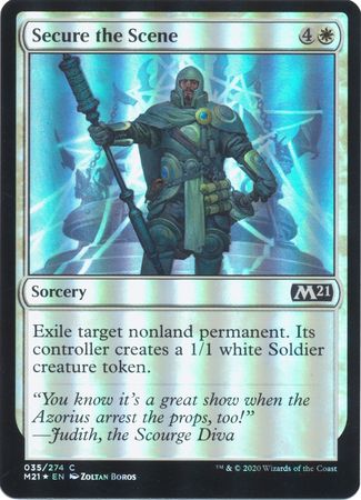 Secure the Scene 035 274 Foil Magic 2021 M21 Foil Singles Secure the Scene 035 274 Foil Magic 2021 M21 Foil Singles