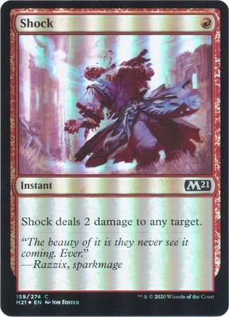 Shock 159 274 Foil Magic 2021 M21 Foil Singles Shock 159 274 Foil Magic 2021 M21 Foil Singles