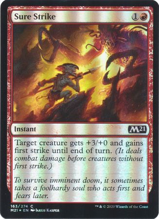 Sure Strike 163 274 Foil Magic 2021 M21 Foil Singles Sure Strike 163 274 Foil Magic 2021 M21 Foil Singles