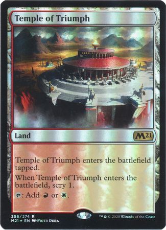 Temple of Triumph 256 274 Foil Magic 2021 M21 Foil Singles Temple of Triumph 256 274 Foil Magic 2021 M21 Foil Singles