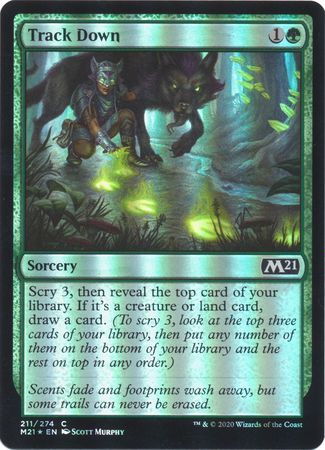 Track Down 211 274 Foil Magic 2021 M21 Foil Singles Track Down 211 274 Foil Magic 2021 M21 Foil Singles