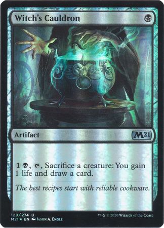 Witch s Cauldron 129 274 Foil Magic 2021 M21 Foil Singles Witch s Cauldron 129 274 Foil Magic 2021 M21 Foil Singles