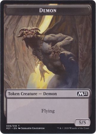 Demon Token 006 018 M21 Magic 2021 M21 Singles Demon Token 006 018 M21 Magic 2021 M21 Singles