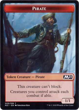 Pirate Token 009 018 M21 Magic 2021 M21 Singles Pirate Token 009 018 M21 Magic 2021 M21 Singles