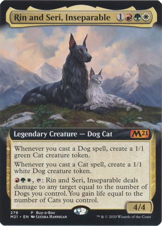Rin and Seri Inseparable 278 Non Foil Buy a Box Promo Rin and Seri Inseparable 278 Non Foil Buy a Box Promo