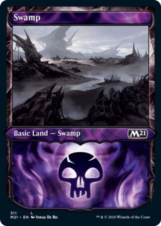 Swamp 311 Showcase Magic 2021 M21 Collector Booster Singles Swamp 311 Showcase Magic 2021 M21 Collector Booster Singles