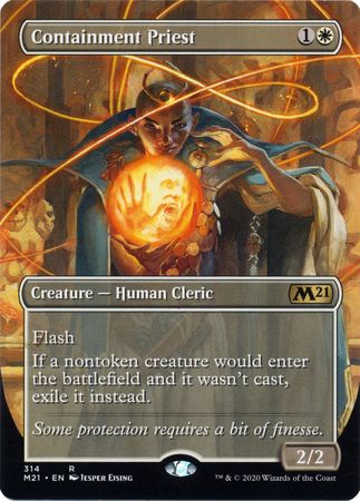 Containment Priest 314 Alternate Art Borderless Containment Priest 314 Alternate Art Borderless