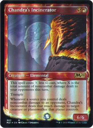 Chandra s Incinerator 302 Showcase Foil Chandra s Incinerator 302 Showcase Foil