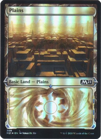 Showcase Foil Near Mint Magic 2021 Core Set MTG M21 3x Island 310