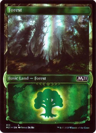 Forest 313 Showcase Foil Magic 2021 M21 Collector Booster Foil Singles Forest 313 Showcase Foil Magic 2021 M21 Collector Booster Foil Singles