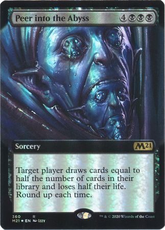 Details about  / Peer into the Abyss Core Set 2021 MTG Card
