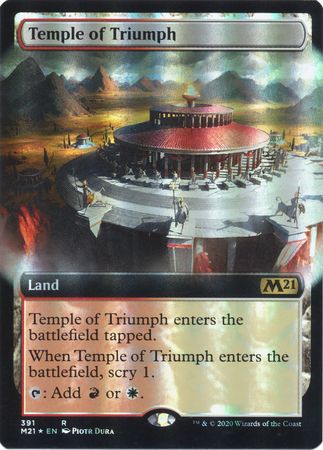 Temple of Triumph 391 Extended Art Foil Temple of Triumph 391 Extended Art Foil