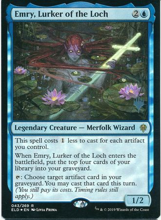 Emry Lurker of the Loch 043 269 Silver Stamped Foil Emry Lurker of the Loch 043 269 Silver Stamped Foil
