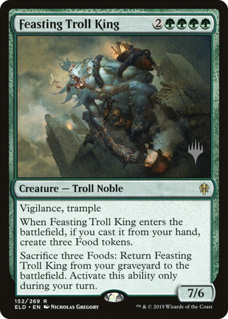 Feasting Troll King 152 269 Silver Stamped Feasting Troll King 152 269 Silver Stamped
