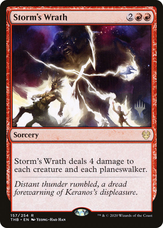 Storm s Wrath 157 254 Silver Stamped Storm s Wrath 157 254 Silver Stamped