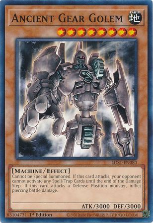 Ancient Gear Golem LDS1 EN080 Common 1st Edition Legendary Duelists Season 1 LDS1 1st Edition Singles Ancient Gear Golem LDS1 EN080 Common 1st Edition Legendary Duelists Season 1 LDS1 1st Edition Singles