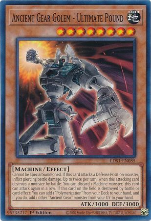 Ancient Gear Golem Ultimate Pound LDS1 EN085 Common 1st Edition Legendary Duelists Season 1 LDS1 1st Edition Singles Ancient Gear Golem Ultimate Pound LDS1 EN085 Common 1st Edition Legendary Duelists Season 1 LDS1 1st Edition Singles