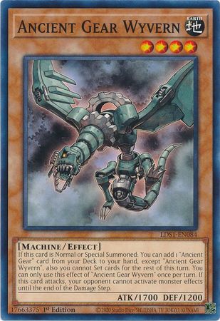 Ancient Gear Wyvern LDS1 EN084 Common 1st Edition Ancient Gear Wyvern LDS1 EN084 Common 1st Edition