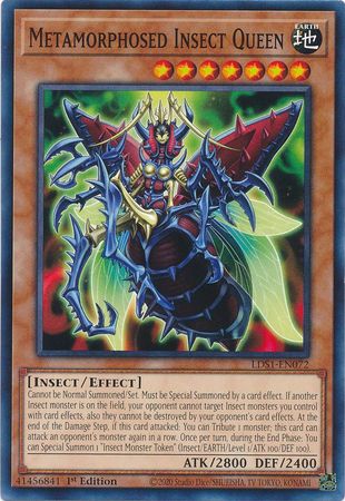 Metamorphosed Insect Queen LDS1 EN072 Common 1st Edition Metamorphosed Insect Queen LDS1 EN072 Common 1st Edition