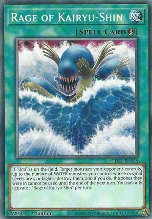 Rage of Kairyu Shin LDS1 EN028 Common 1st Edition Legendary Duelists Season 1 LDS1 1st Edition Singles Rage of Kairyu Shin LDS1 EN028 Common 1st Edition Legendary Duelists Season 1 LDS1 1st Edition Singles
