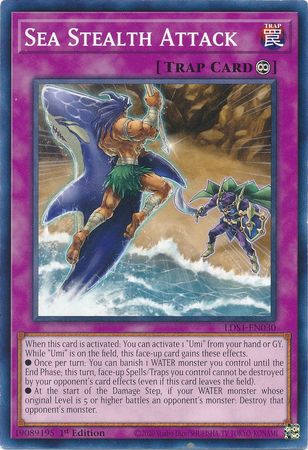 Sea Stealth Attack LDS1 EN030 Common 1st Edition Sea Stealth Attack LDS1 EN030 Common 1st Edition