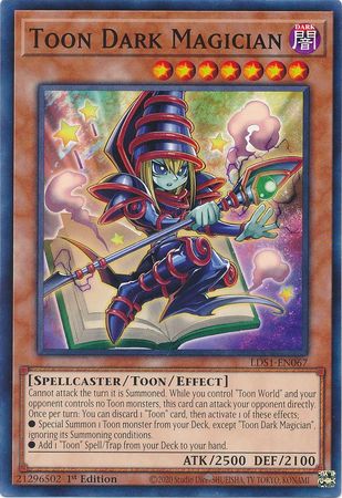 Toon Dark Magician LDS1 EN067 Common 1st Edition Toon Dark Magician LDS1 EN067 Common 1st Edition