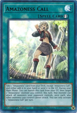 Amazoness Call Green LDS1 EN024 Ultra Rare 1st Edition Legendary Duelists Season 1 LDS1 1st Edition Singles Amazoness Call Green LDS1 EN024 Ultra Rare 1st Edition Legendary Duelists Season 1 LDS1 1st Edition Singles