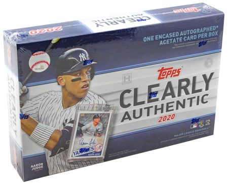 2020 Topps Clearly Authentic Baseball Hobby Box 09044 Baseball Trading Card Sealed Product 2020 Topps Clearly Authentic Baseball Hobby Box 09044 Baseball Trading Card Sealed Product