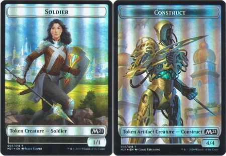 Soldier Token 005 Construct Token 014 M21 Collector Booster Foil Magic 2021 M21 Collector Booster Foil Singles Soldier Token 005 Construct Token 014 M21 Collector Booster Foil Magic 2021 M21 Collector Booster Foil Singles