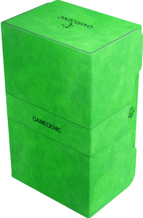 Gamegenic Stronghold Deck Box 200plus Green (GG2029) | TrollAndToad