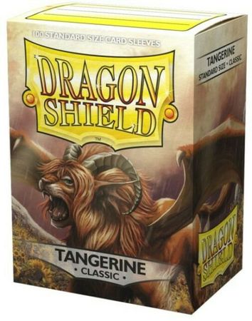 Dragon Shield Classic Tangerine 100ct Standard Sized Sleeves AT 10030 Dragon Shield Classic Tangerine 100ct Standard Sized Sleeves AT 10030