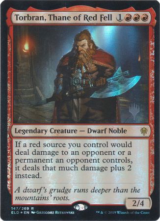 Torbran Thane of Red Fell 147 269 Silver Stamped Foil Throne of Eldraine Silver Stamped Foil Singles Torbran Thane of Red Fell 147 269 Silver Stamped Foil Throne of Eldraine Silver Stamped Foil Singles