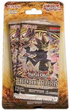 Magical Hero 1st Edition Sealed Packs x2 YuGiOh!Legendary Duelists 