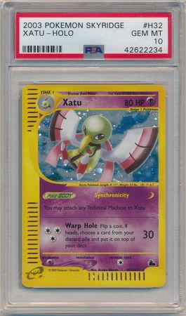 Xatu H32 H32 PSA GEM MT 10 Holo Rare Skyridge 2234 Skyridge Singles Xatu H32 H32 PSA GEM MT 10 Holo Rare Skyridge 2234 Skyridge Singles
