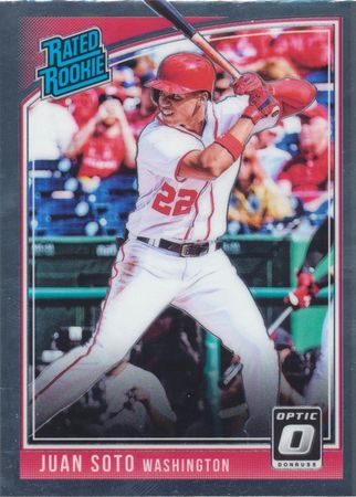 Juan Soto 2018 Chronicles Donruss Optic Update 181 Rated Rookie Panini 2018 Panini Chronicles Donruss Optic Update Juan Soto 2018 Chronicles Donruss Optic Update 181 Rated Rookie Panini 2018 Panini Chronicles Donruss Optic Update