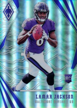 Lamar Jackson 2018 Phoenix 112 Rookie Refractor Holo Panini 2018 Phoenix Football Lamar Jackson 2018 Phoenix 112 Rookie Refractor Holo Panini 2018 Phoenix Football