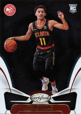 Trae Young 2018 19 Certified 155 Rookie Holo Panini 2018 19 Certified Basketball Trae Young 2018 19 Certified 155 Rookie Holo Panini 2018 19 Certified Basketball