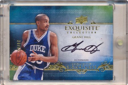 Grant Hill 2013 14 Exquisite ES GH Auto Autograph 38 65 Upper Deck 21231 Grant Hill 2013 14 Exquisite ES GH Auto Autograph 38 65 Upper Deck 21231