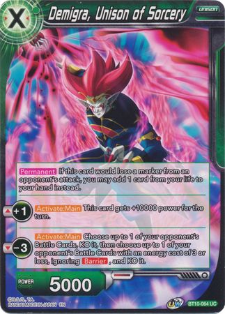 Demigra Unison of Sorcery BT10 064 Uncommon Demigra Unison of Sorcery BT10 064 Uncommon